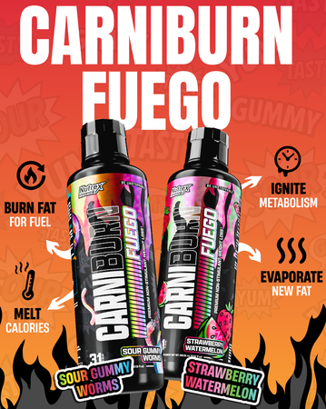 NUTREX Nutrex Nt Carniburn 31 Servicios Sour Strawberry Watermelon "nuevo"