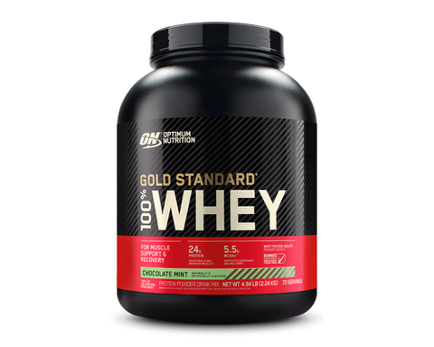 Optimum Nutrition 100% Whey Gold Std 5 Lbs Chocolate Mint