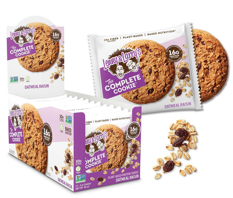 LENNY & LARRYS Lenny & Larrys L&l Complete Cookie 12 Cookies Oatmeal Rasin