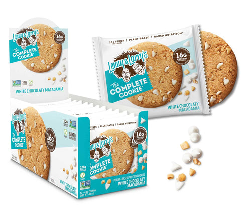 LENNY & LARRYS Lenny & Larrys L&l Complete Cookie 12 Cookies White Choc Macademia