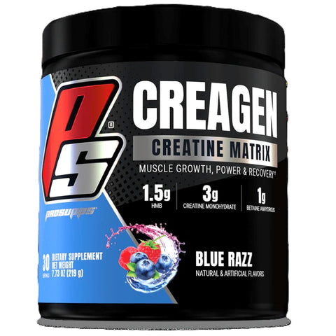 Prosupps Creatine Dual Flavor 40 Servicios Unflavored + Blue Raz