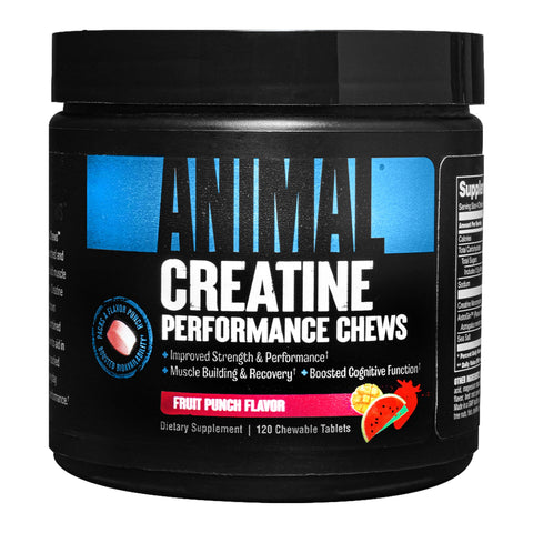 UNIVERSAL NUTRITION Universal Nutrition Universal Animal Chews Creatine 120 Tablets Fruit Punch