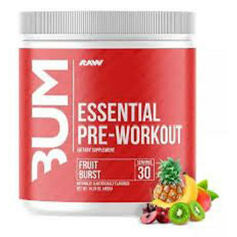 RAW Raw Cbum Essential Pre-workout 30 Servicios Fruit Burst