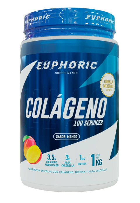 Euphoric Colageno Hidrolizado 1 kg Mango