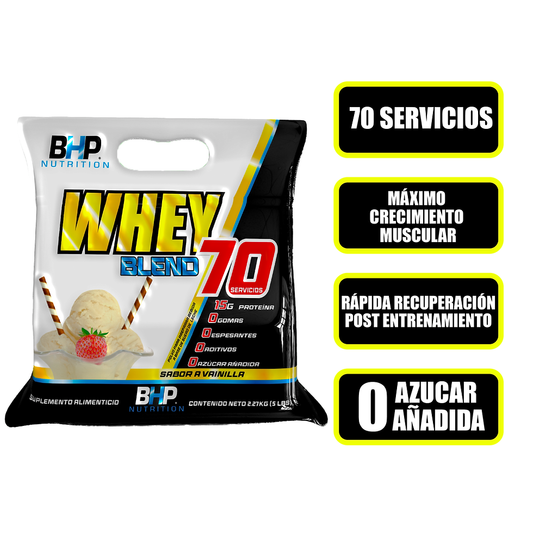 Bhp Whey Blend Bag 5 Lb Vainilla