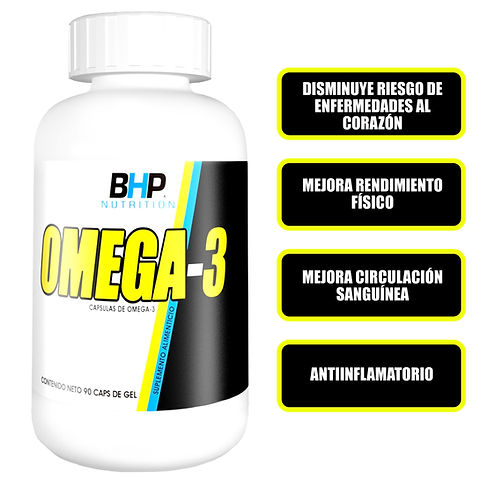 Bhp Omega-3 Ultra 90 Gel Caps