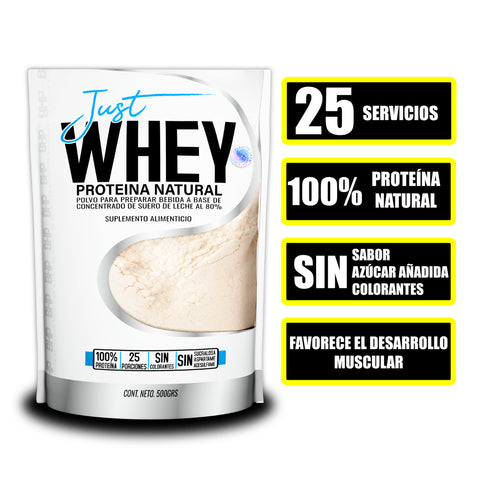 BHP Bhp Just Whey Bag 500 g Natural