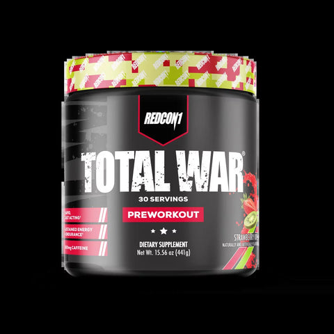 Redcon1 Total War Pre-work 30 Servicios Strawberry Kiwi