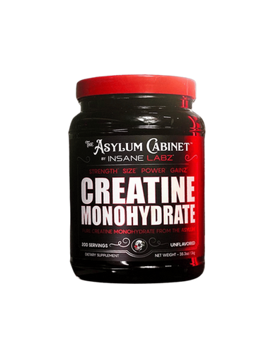 THE ASYLUM CABINET The Asylum Cabinet Ins-acs Creatine Monohydrate 1000 g Cad 08/27