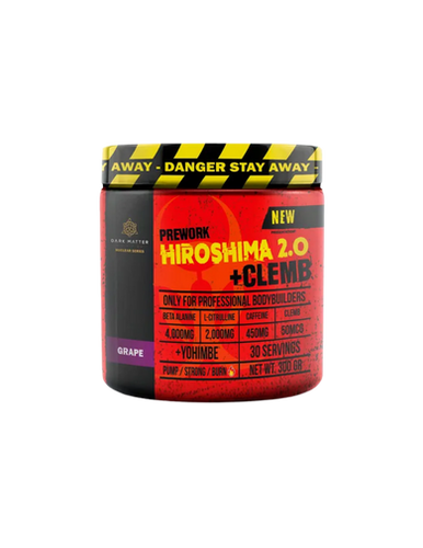Dark Matter Hiroshima Clemb Pre-workout 2.0 30 Servicios Uva