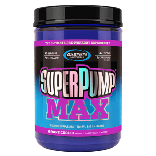 Gaspari Nutrition Super Pump Max (40 Serv) Grape Cooler