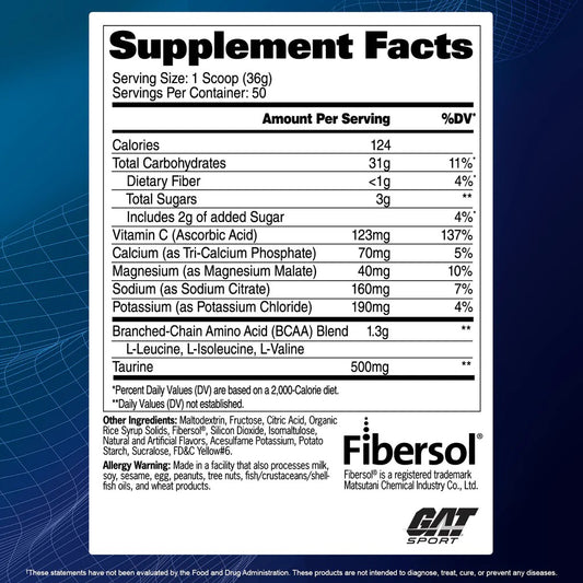 Gat Sport Carbotein 3.85 Lbs Orange