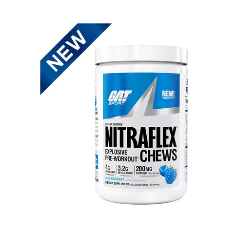GAT SPORT Gat Sport Ga Nitraflex Pre Workout Chews 30 Servicios Fruit Punch Nuevo