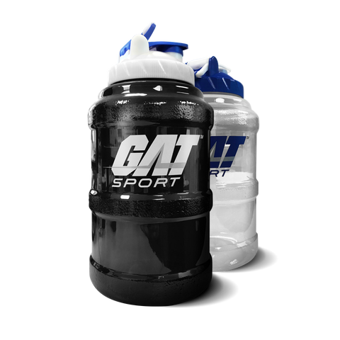 GAT SPORT Gat Sport Ga Water Jug 2.5l Blue With Logo White/silver