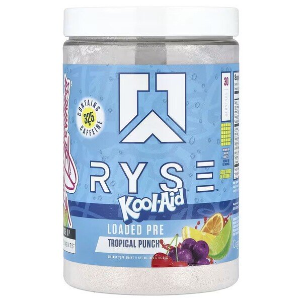 RYSE Ryse Loaded Pre 25 Servicios Kool Aid Tropical Punch Nuevo