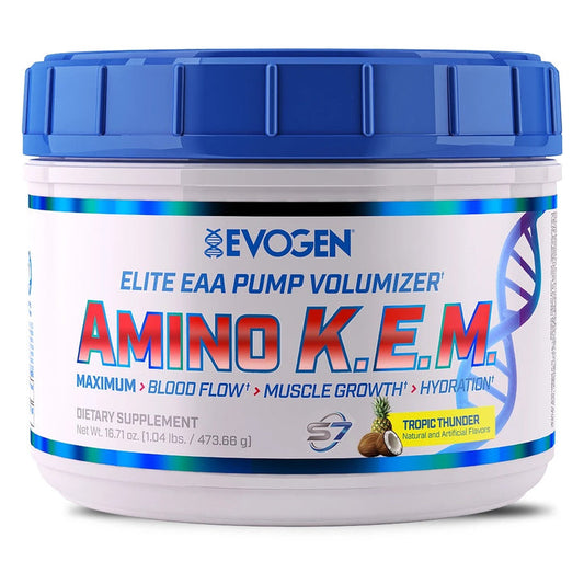 Evogen Nutrition Amino K.E.M. Eaa 30 Serv Tropic Thunder