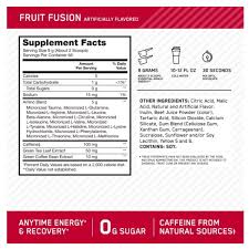 Optimum Nutrition Amino Energy 270 Grs Fruit Fusion