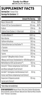 Abe Ultimate Pre-Work 30 Serv Candy Ice Blast