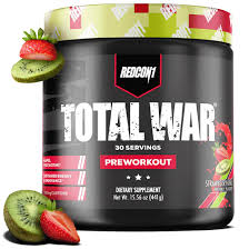 Redcon1 Total War Pre-Work 30 Serv Strawberry Kiwi