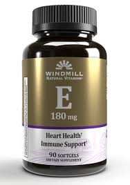 Windmill Health Products Vitamin E 180 Mg 400 Iu 90 Softgels