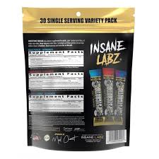 Insane Labz Psychotic Gold 30 Sticks Serv Variety Bag Flavors