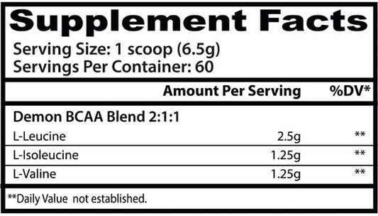 Insane Labz Demon Bcaa 60 Serv Grape