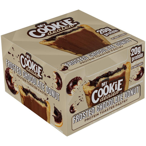 RAW Raw My Cookie Toaster Pastry Frosted 12 Pack Chocolate Donut