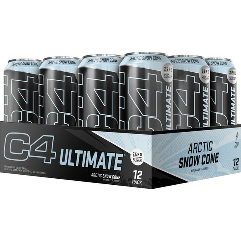 CELLUCOR Cellucor Cel C4 Ultimate Crb 16oz 12pk Artic Snow Cone
