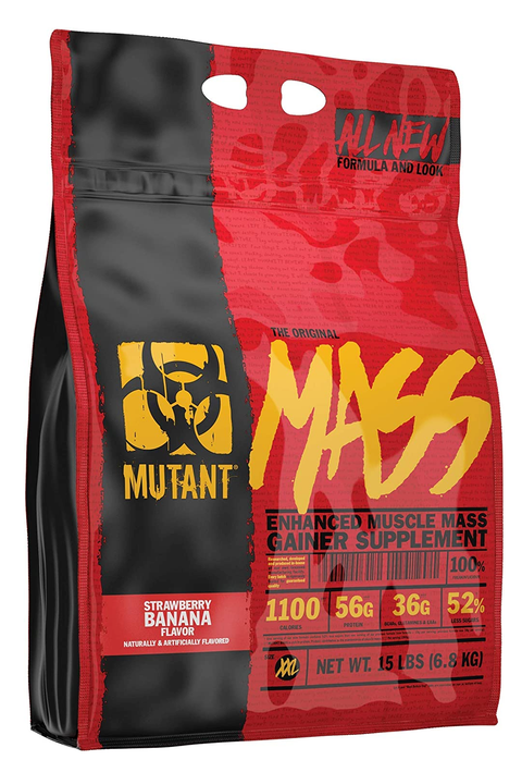 MUTANT Mut Mutant Mass 15 Lbs Strawberry Banana