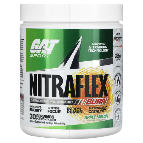 GAT SPORT Gat Sport Ga Nitraflex Burn 30 Servicios Strawberry Lemonade Nuevo