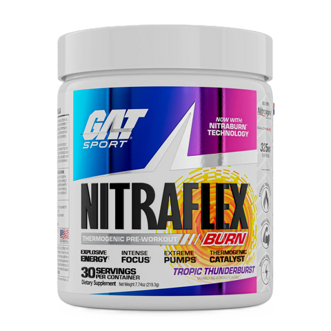 GAT SPORT Gat Sport Ga Nitraflex Burn 30 Servicios Fruit Punch Nuevo