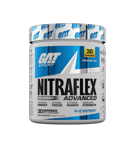Gat Sport Ga Nitraflex Advanced Formula 30 Servicios Blue Raspberry