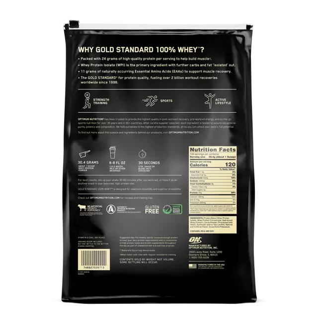 ON 100% WHEY GOLD STD 10 LBS CHOCOLATE