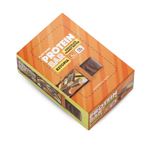 RAW Raw Protein Bar 12 Pack Peanut Butter Fudge Nuevo