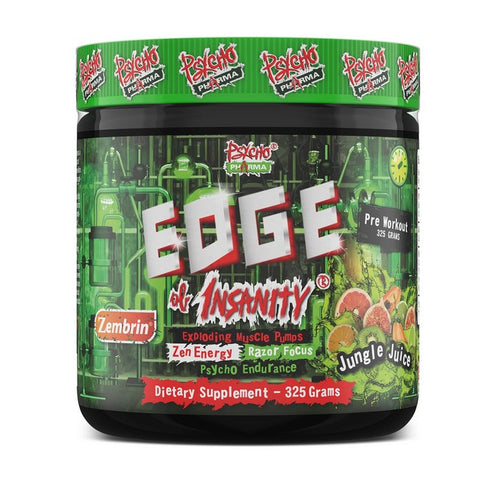 Psycho Pharma Edge Of Insanity Pre-workout 50/25 Servicios Jungle Juice "nuevo"