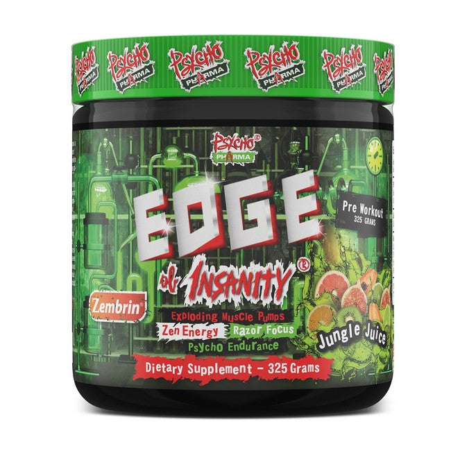 Psycho Pharma Edge Of Insanity Pre-workout 50/25 Servicios Jungle Juice "nuevo"