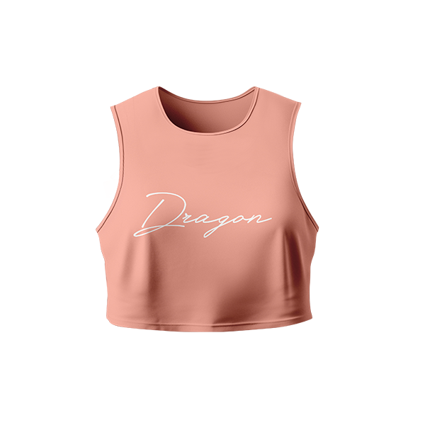 Dragon Pharma Miami Cropped Tank Peach (L)