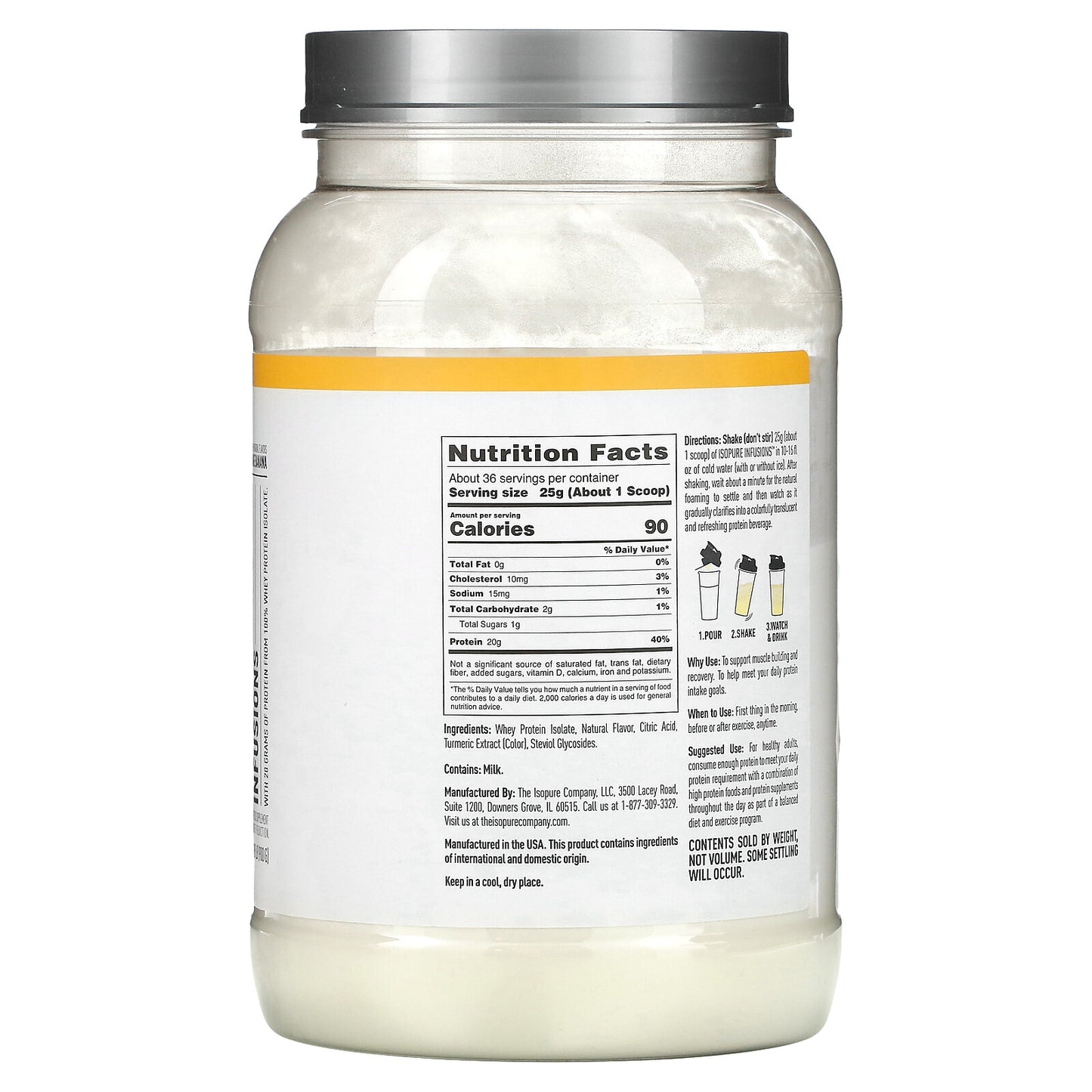 Natures Best – Isopure Infusions 1.98 lb Tropical Punch