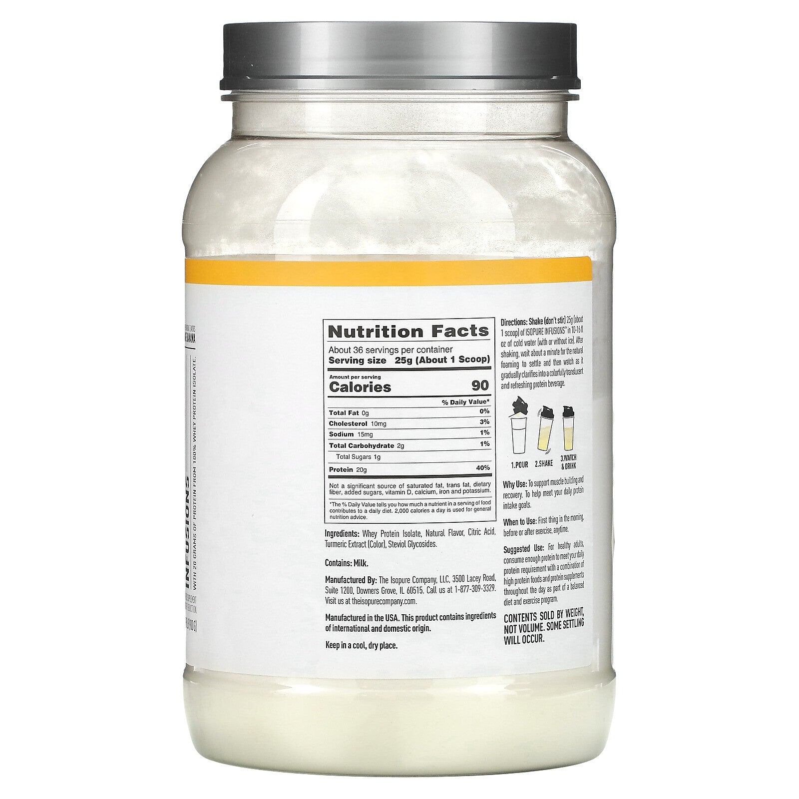 Natures Best – Isopure Infusions 1.98 lb Tropical Punch