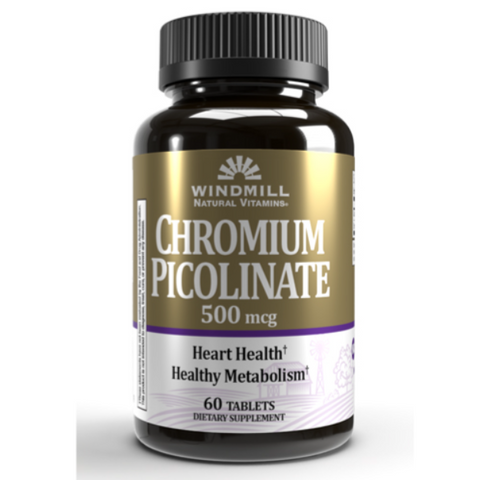 Windmill Health Products Whp Chromium Picolinate 500mg 60ct