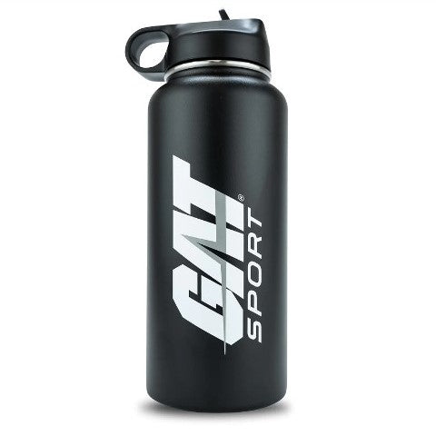 Gat Sport Water Bottle Gat Insulated Stainless Steel 32 Oz Black