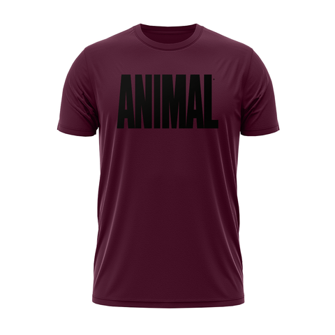 PLAYERAS Playeras T-shirt Universal Animal Maroon Premium Tee Xl