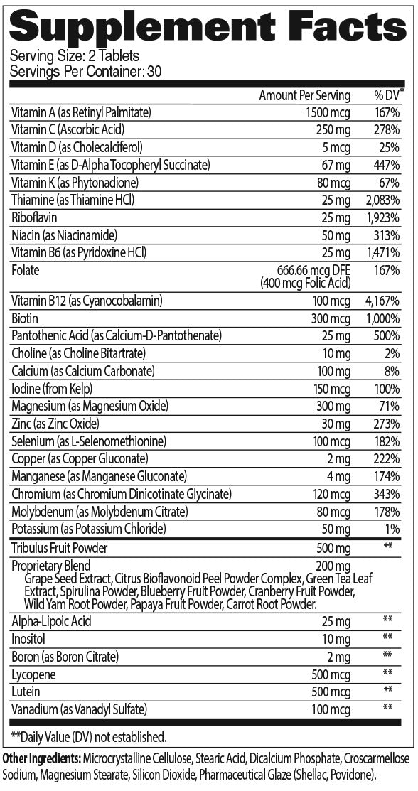 Gat Sport Multi Vitamin + Test 60 Ct