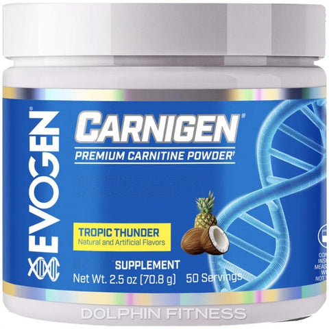 EVOGEN NUTRITION Evogen Nutrition Evo Carnigen 50 Servicios Tropic Thunder