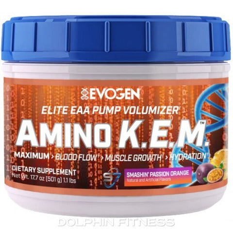 EVOGEN NUTRITION Evogen Nutrition Evo Amino K.e.m. EAA 30 Servicios Smashin Passion Orange