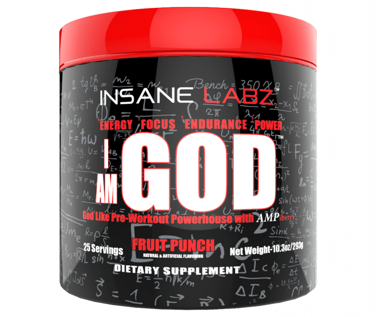 Insane Labz I Am God (25 Serv) Fruit Punch