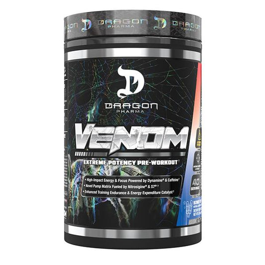 Dragon Pharma – Dragon Venom 40 Porciones Bomb Pop – Suplementos – Sabor Dr