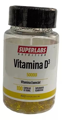 Superlabs Vitamina D3 5000 Iu 100 Softgels