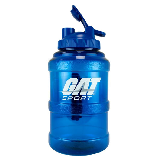 Gat Sport Water Jug 2.5L Blue With Logo White/Silver