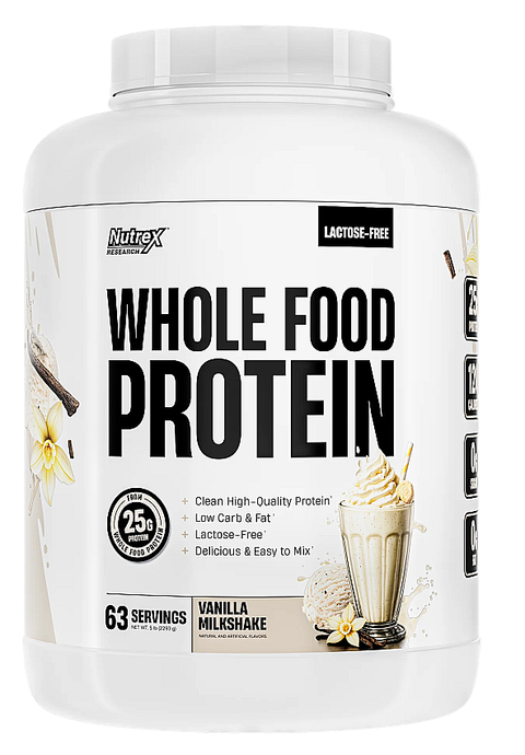 NUTREX Nutrex Nt Whole Food Protein 5 Lbs Vanilla Milkshake "nuevo"